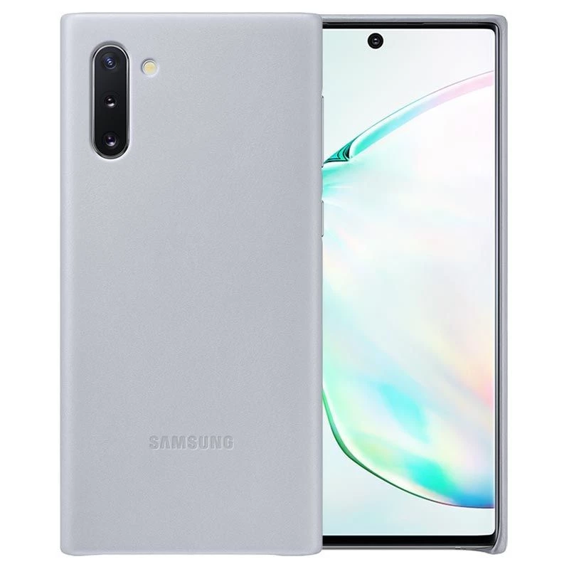 Samsung Galaxy Note 10 Lederhülle Grau