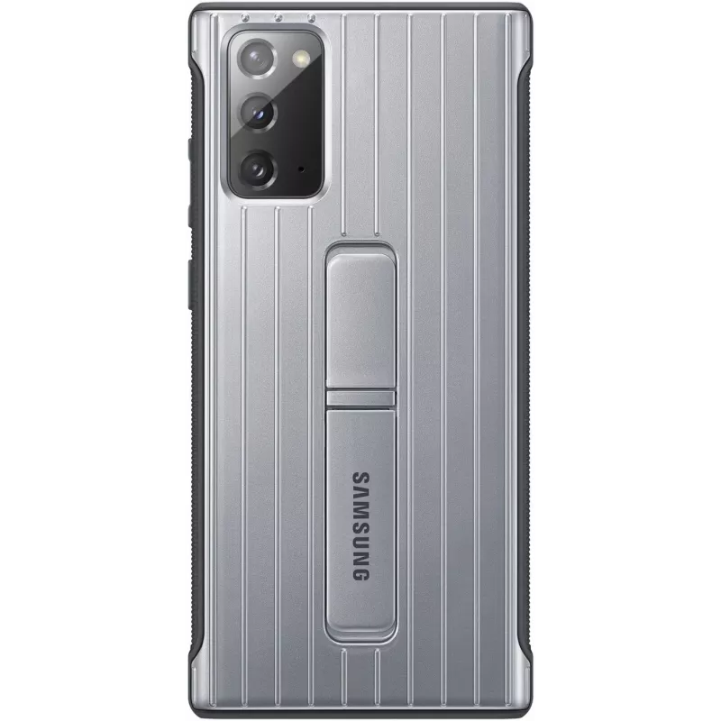 Samsung Galaxy Note 20 / Note 20 5G Protective Standing Cover Case Silver
