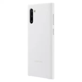 Samsung Galaxy Note10 Lederhülle Weiß
