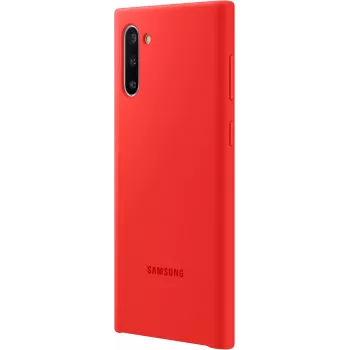 Samsung Galaxy Note10 Silicone Cover Red