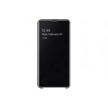 Samsung Galaxy S10+ Clear View Cover EF-ZG975CBEGW Schwarz