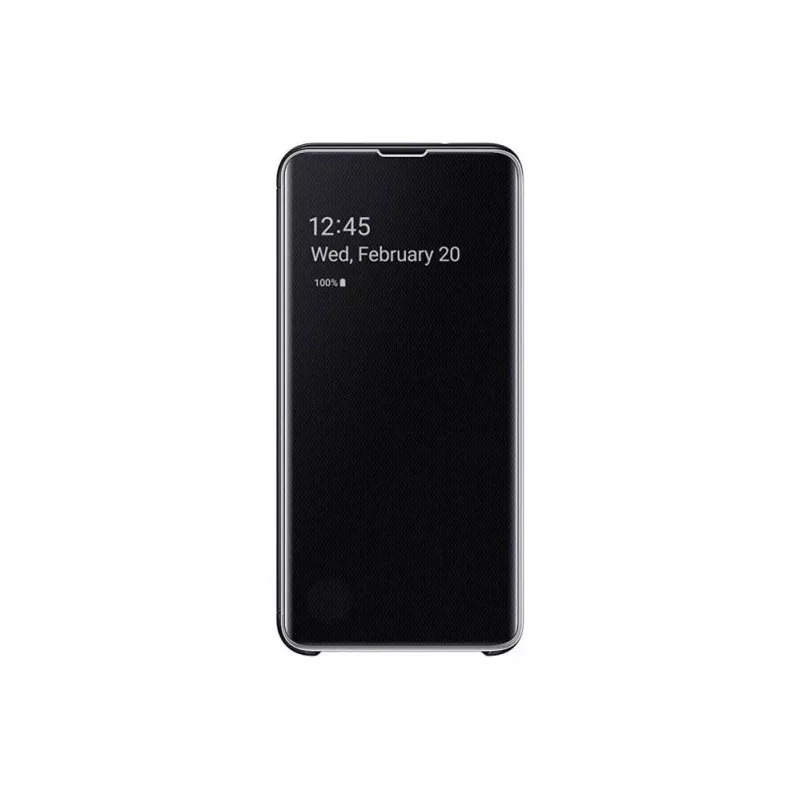 Samsung Galaxy S10+ Clear View Cover EF-ZG975CBEGW Schwarz