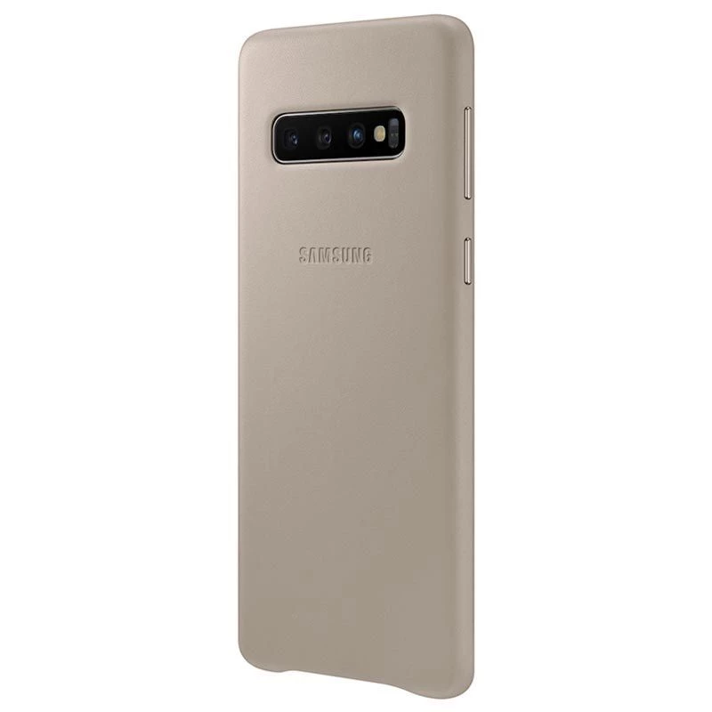 Samsung Galaxy S10 Lederhülle EF-VG973LJEGWW Grau