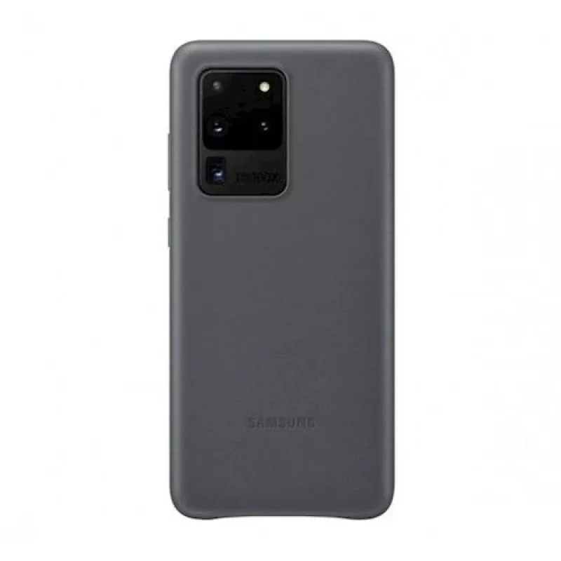 Samsung Galaxy S20 Ultra Leder Cover Case Grau