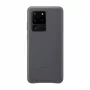 Samsung Galaxy S20 Ultra Leder Cover Case Grau