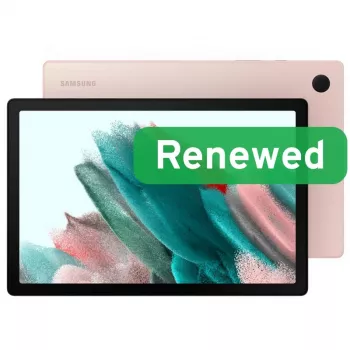 Samsung Galaxy Tab A8 10,5 Zoll Pink Gold 64GB Android 11 Wi-Fi Tablet (Generalüberholt, werkseitig versiegelt)