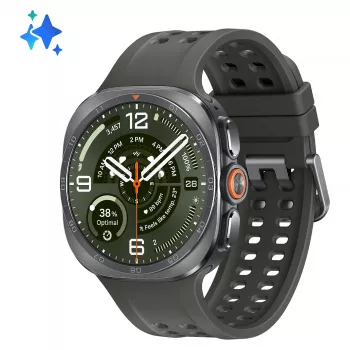 Samsung Galaxy Watch Ultra2 3.81 cm (1.5) Super AMOLED 47 mm Touchscreen 4G LTE Silber Wi-Fi GPS