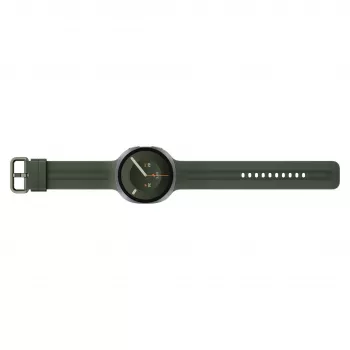 Samsung Galaxy Watch9 LTE 44 mm Silver Smartwatch mit Olive Sport Band M/L