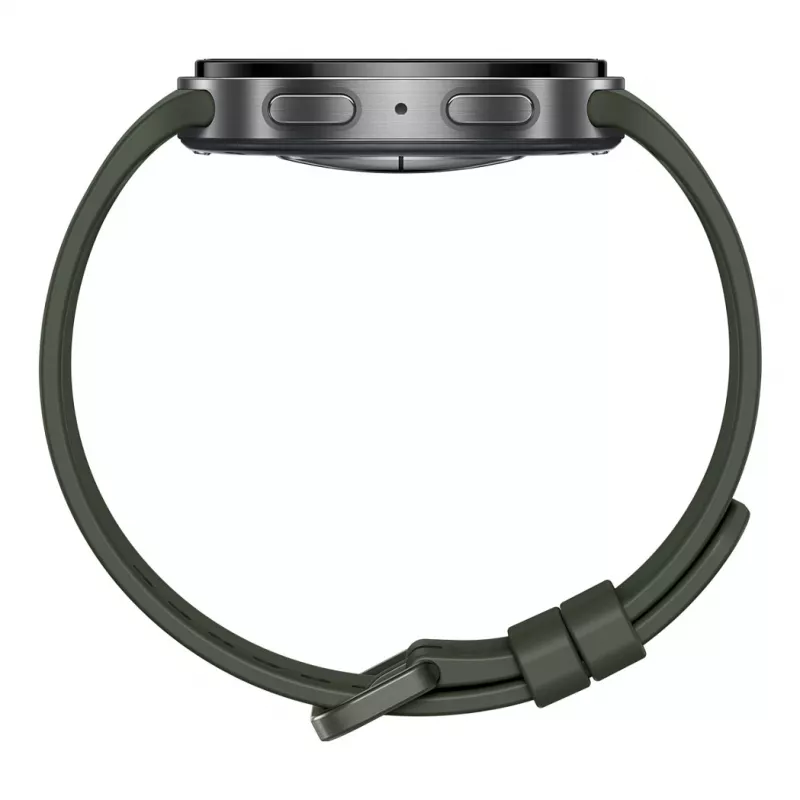 Samsung Galaxy Watch9 LTE 44 mm Silver Smartwatch mit Olive Sport Band M/L