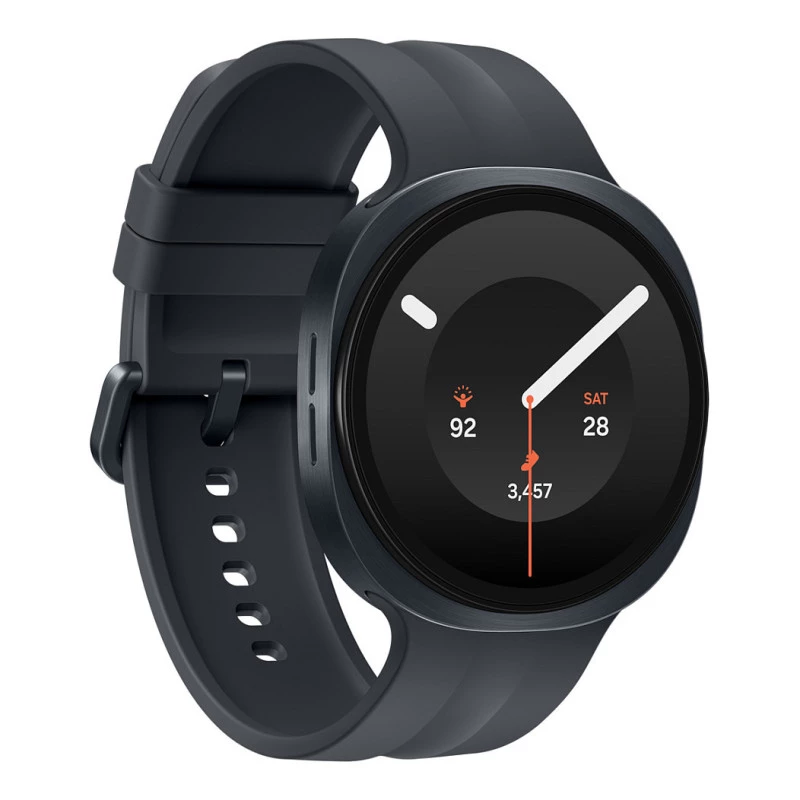 Samsung Galaxy Watch9 LTE Smartwatch 44mm Graphit & Schwarz Sportarmband M/L Super AMOLED Display