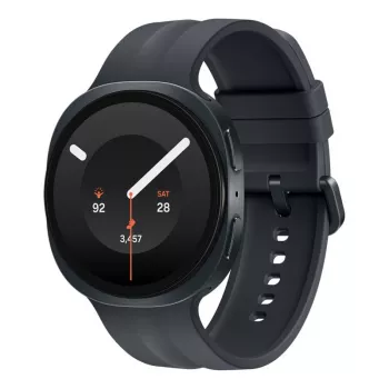 Samsung Galaxy Watch9 LTE Smartwatch 44mm Graphit & Schwarz Sportarmband M/L Super AMOLED Display