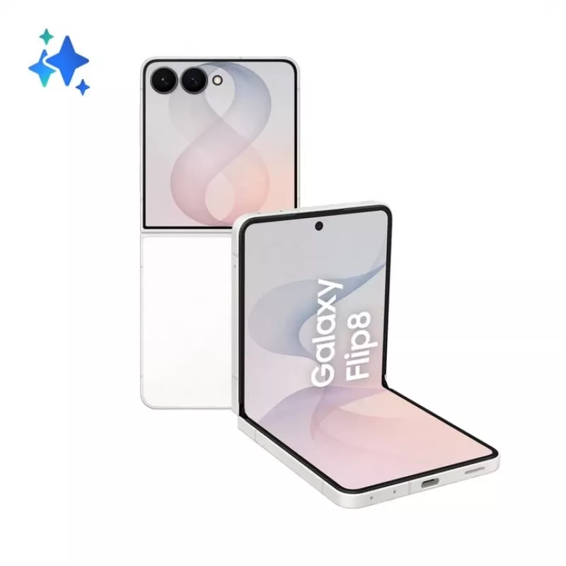 Samsung Galaxy Z Flip8 5G 256GB Cream - Faltbares Smartphone, 6,9 Zoll Dynamic AMOLED 2X, 12GB RAM, Dual SIM