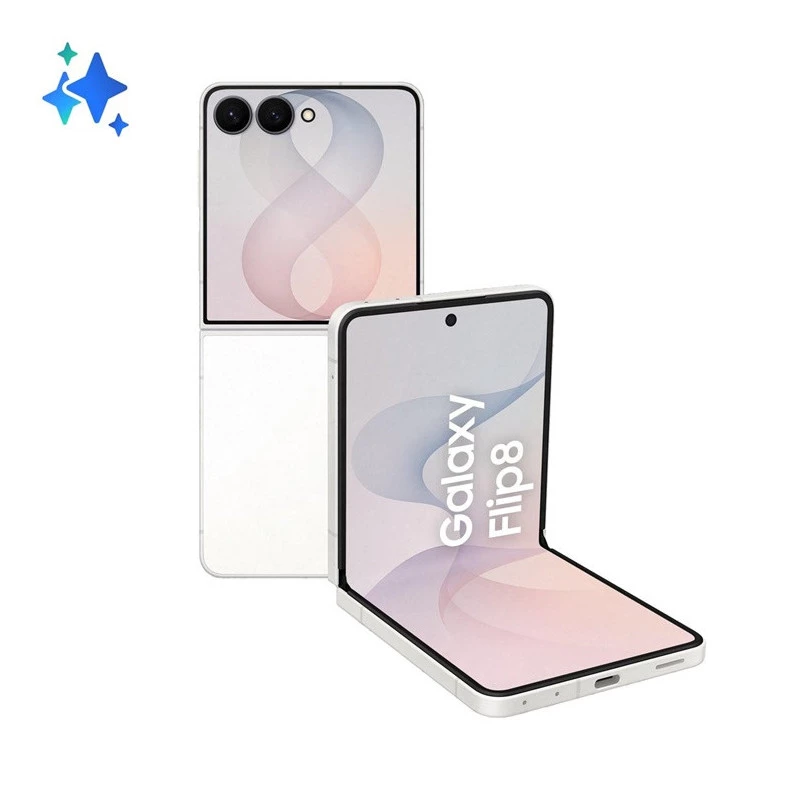 Samsung Galaxy Z Flip8 5G 256GB Cream - Faltbares Smartphone, 6,9 Zoll Dynamic AMOLED 2X, 12GB RAM, Dual SIM