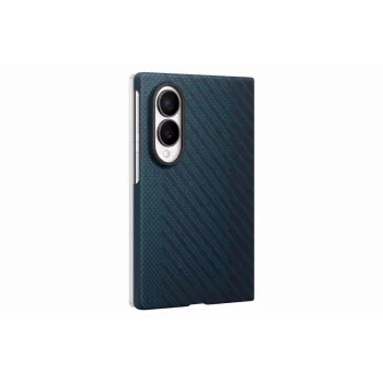 Samsung Galaxy Z Fold5 Carbon Magnet Standhülle - Marineblau (EF-KF971SNEGWW)
