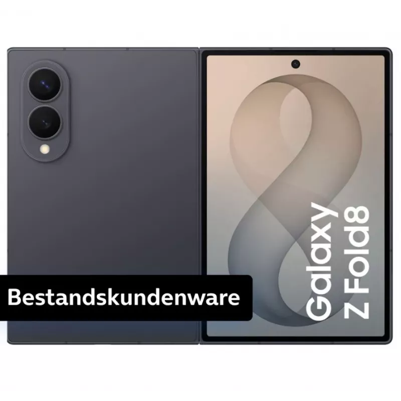 Samsung Galaxy Z Fold8 5G Smartphone, 12GB RAM, 256GB, Graphite, faltbares OLED-Display, Dual-SIM