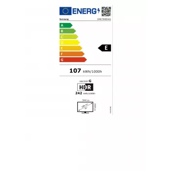 Samsung GMR75R85HAUXZG 75 Zoll 4K Ultra HD Micro RGB Smart TV mit Tizen, HDMI, USB-Hub, VESA 400x300 mm, LAN, Wi-Fi, Lautsprecher
