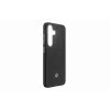 Samsung GP-FPS931PGABW Enzo Aramid Case für Samsung Galaxy S25, Schwarz Silber
