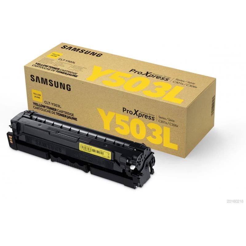 Samsung HP Druckerpatrone Gelb CLT-Y503L High Yield Original Tintenpatrone