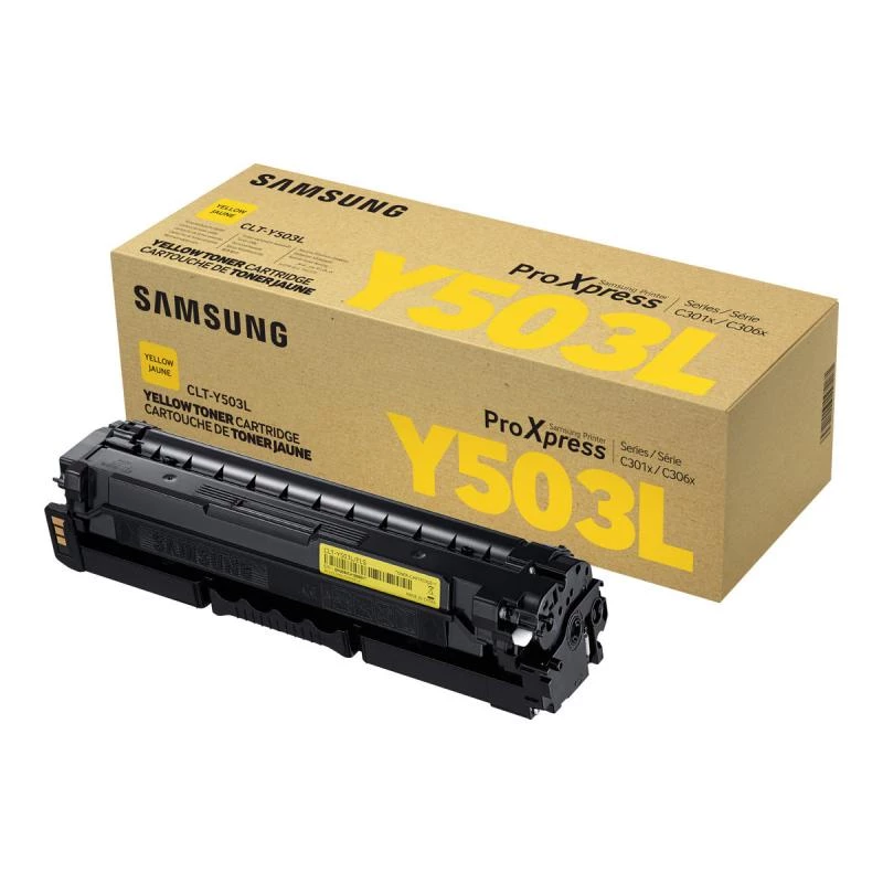 Samsung HP Druckerpatrone Gelb CLT-Y503L High Yield Original Tintenpatrone