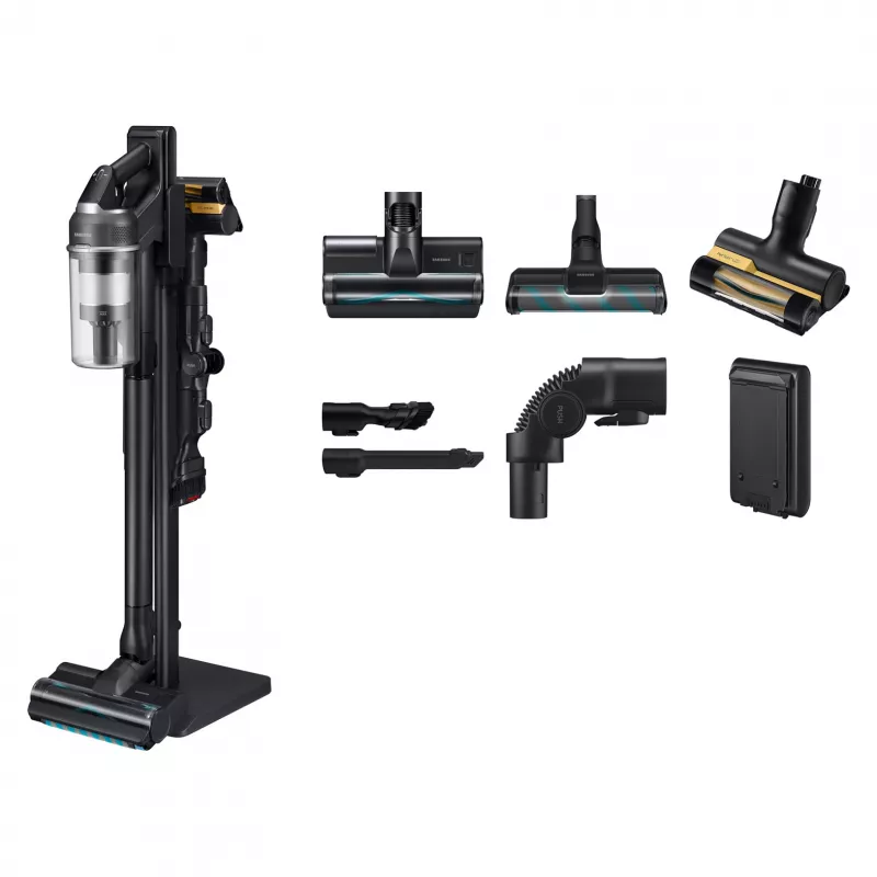 Samsung Jet 95S CompleteClean Akku-Staubsauger – VS70H28HFC/WD, Satingrau, 210 AW, 60 Min. Laufzeit, Lithium-Ionen