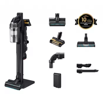 Samsung Jet 95S CompleteClean Akku-Staubsauger – VS70H28HFC/WD, Satingrau, 210 AW, 60 Min. Laufzeit, Lithium-Ionen