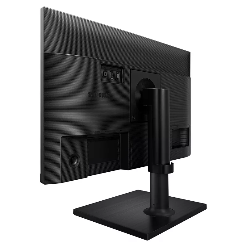 Samsung LF24T450FQRXEN 24 inch Full HD IPS Monitor - 1920x1080, 75Hz, 5ms, 2xHDMI, DisplayPort, USB Hub, höhenverstellbar, Pivot, Schwarz