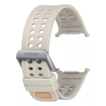 Samsung Marine Band Mocha (Large) für Galaxy Watch Ultra /2 – Fluoroelastomer-Armband