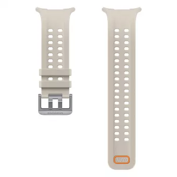 Samsung Marine Band Mocha (Large) für Galaxy Watch Ultra /2 – Fluoroelastomer-Armband