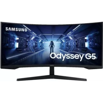 Samsung Odyssey G5 C34G55TWWU 34 Zoll Ultra WQHD Curved Gaming Monitor - 165Hz, 1ms, FreeSync Premium, Schwarz