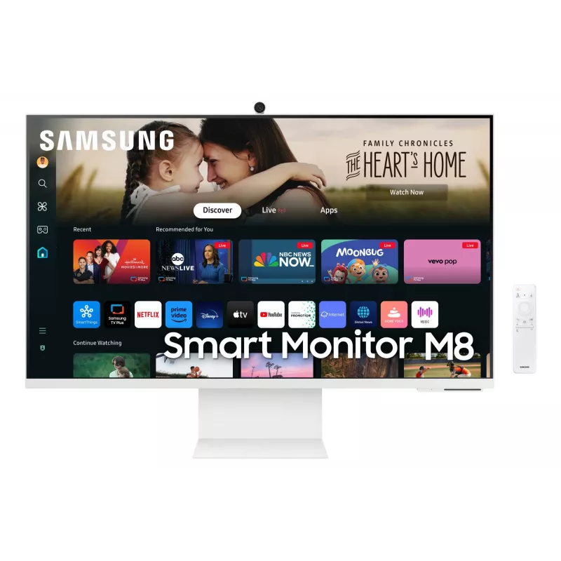 Samsung S32DM801UU M80D 32 Zoll Smart LED Monitor, 4K UHD, Tizen OS, HDR10+, USB-C 65W