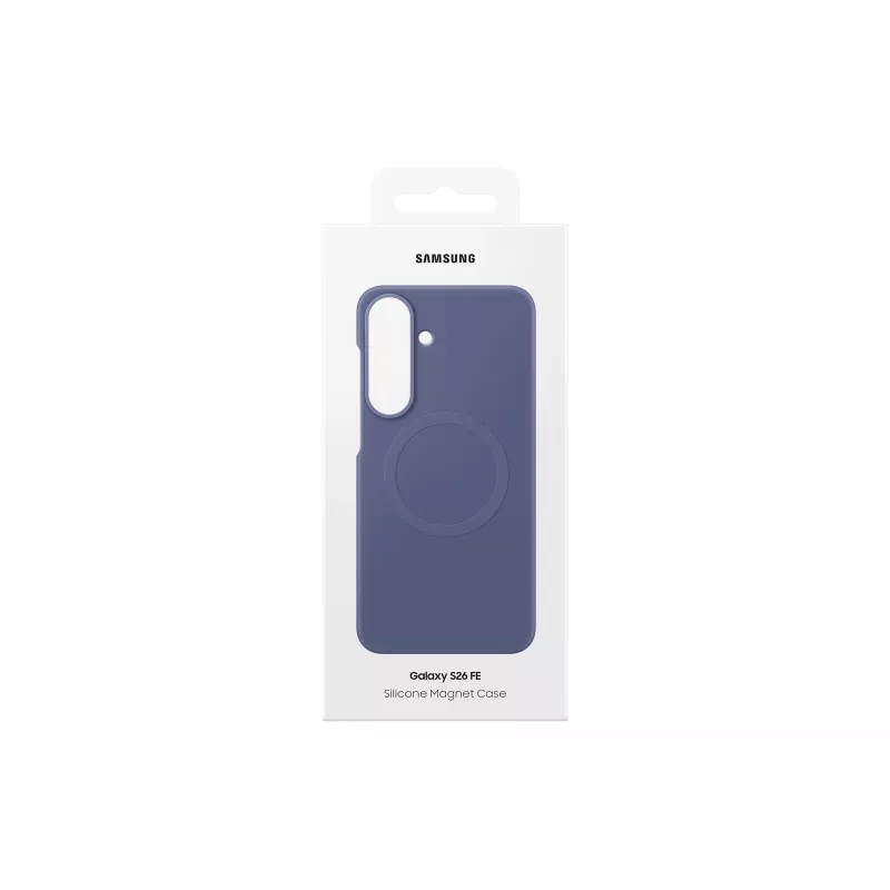 Samsung Silikon-Magnet-Hülle für Galaxy S26 FE, Blauviolett