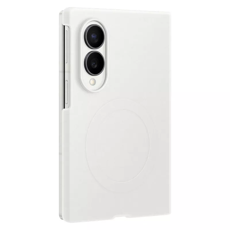Samsung Silicone Magnet Case für Galaxy Z Fold 8 - Weiß (MagSafe-kompatibel)