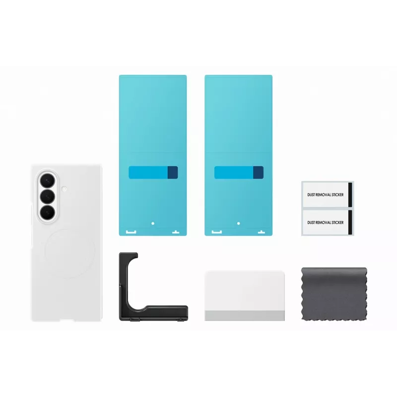 Samsung Silicone Magnet Case mit S Pen für Galaxy Z Fold8 Ultra (Weiß)