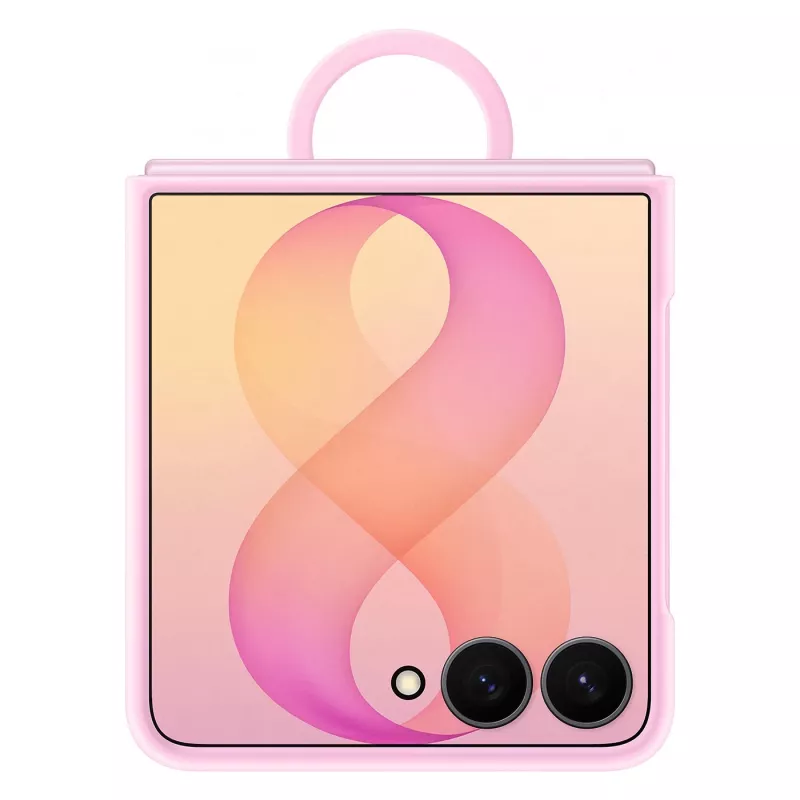Samsung Silicone Ring Magnet Case für Galaxy Z Flip8 - Violett