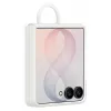 Samsung Silicone Ring Magnet Case für Galaxy Z Flip8, Weiß