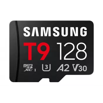 Samsung T9 MB-MH128T 128GB microSDXC UHS-I U3 V10 Speicherkarte
