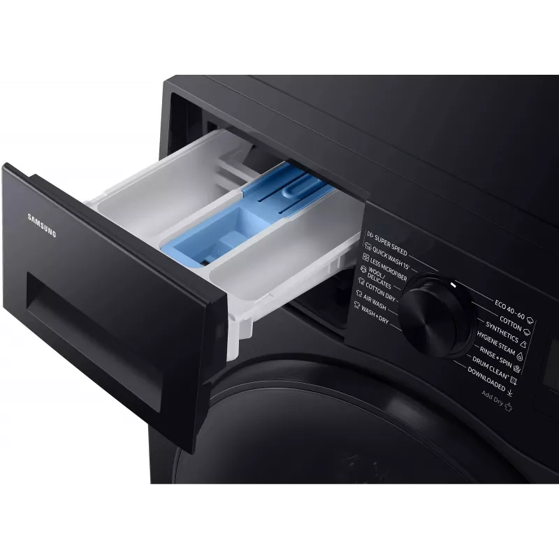 Samsung WD90HG5U34BBLE 9kg/6kg Waschmaschine mit Trockner, EcoBubble, 1400 U/min, Weiß