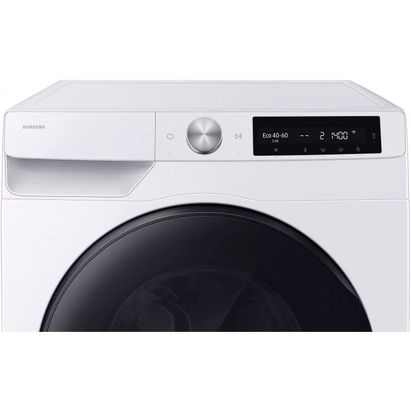 Samsung WD90HG6U94BEU4 Freistehender Waschtrockner, 9 kg Waschen / 6 kg Trocknen, 1400 U/min, EcoBubble, Weiß