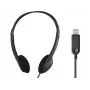 SANDBERG USB-A Over-Ear-Headset mit Bügelmikrofon, Inline-Bedienelementen, Schwarz (Bulk)