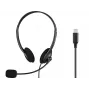 SANDBERG USB-C On-Ear Headset Bulk mit Noise-Cancelling-Mikrofonarm und Inline-Bedienelementen (825-31)