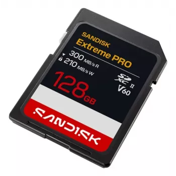 SanDisk Extreme PRO 128GB SDXC UHS-II Speicherkarte (V60, U3)