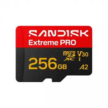 SanDisk Extreme PRO microSDXC 256 GB UHS-I U3 V30 A2 + SD-Adapter