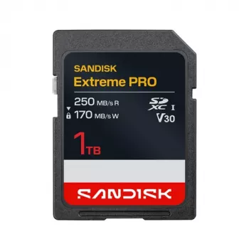 SanDisk Extreme Pro SDXC 1TB bis zu R 250MB/s W 170MB/s UHS-I, 4K UHD