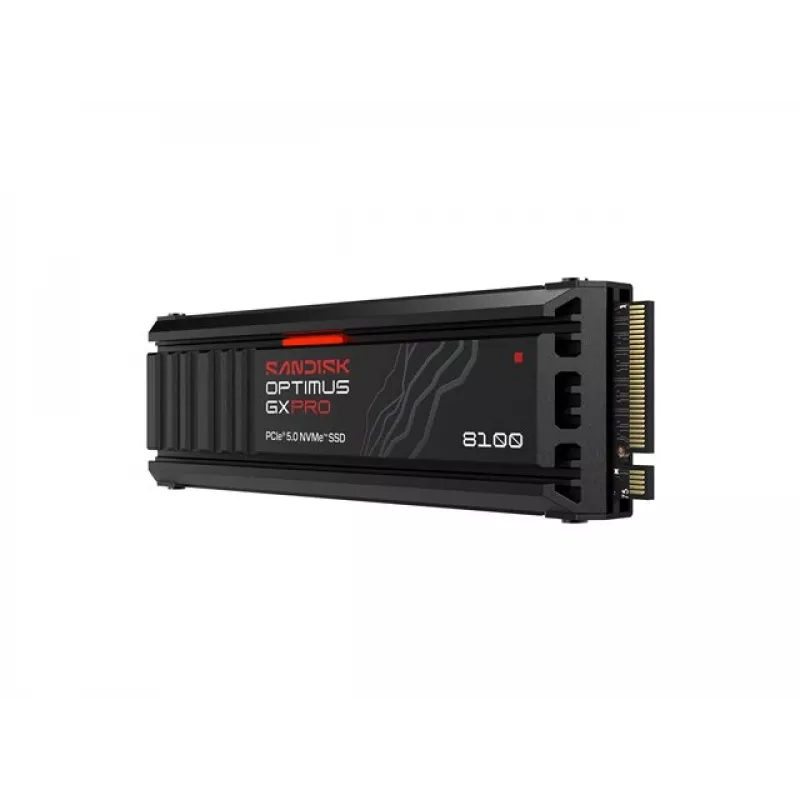 SanDisk Optimus GX PRO 8100 2TB M.2 2280 PCIe Gen5 x4 NVMe SSD mit integriertem Kühlkörper