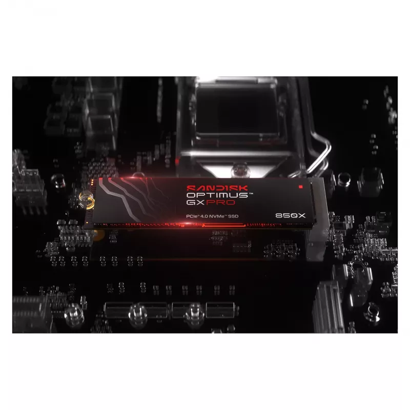 SanDisk Optimus GX PRO 850X 4TB M.2 2280 NVMe PCIe 4.0 SSD mit TCG Opal Verschlüsselung