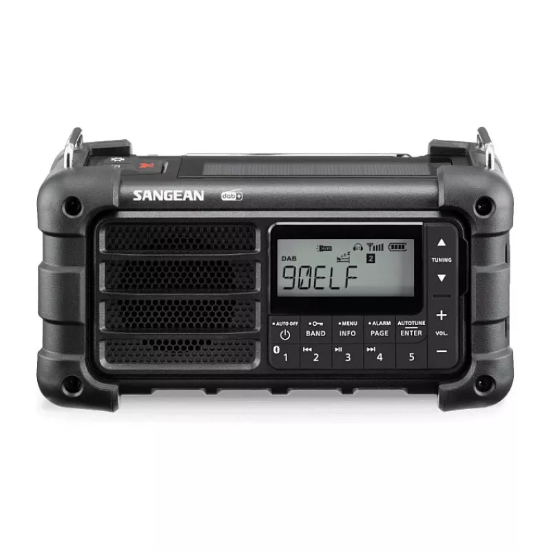 Sangean MMR-99 DAB Schwarz Notfall-/Kurbel-/Solarradio