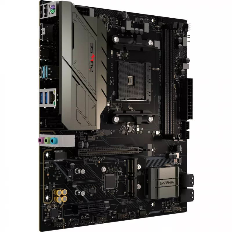 SAPPHIRE PULSE B550M AMD AM4 DDR4 Micro-ATX Motherboard