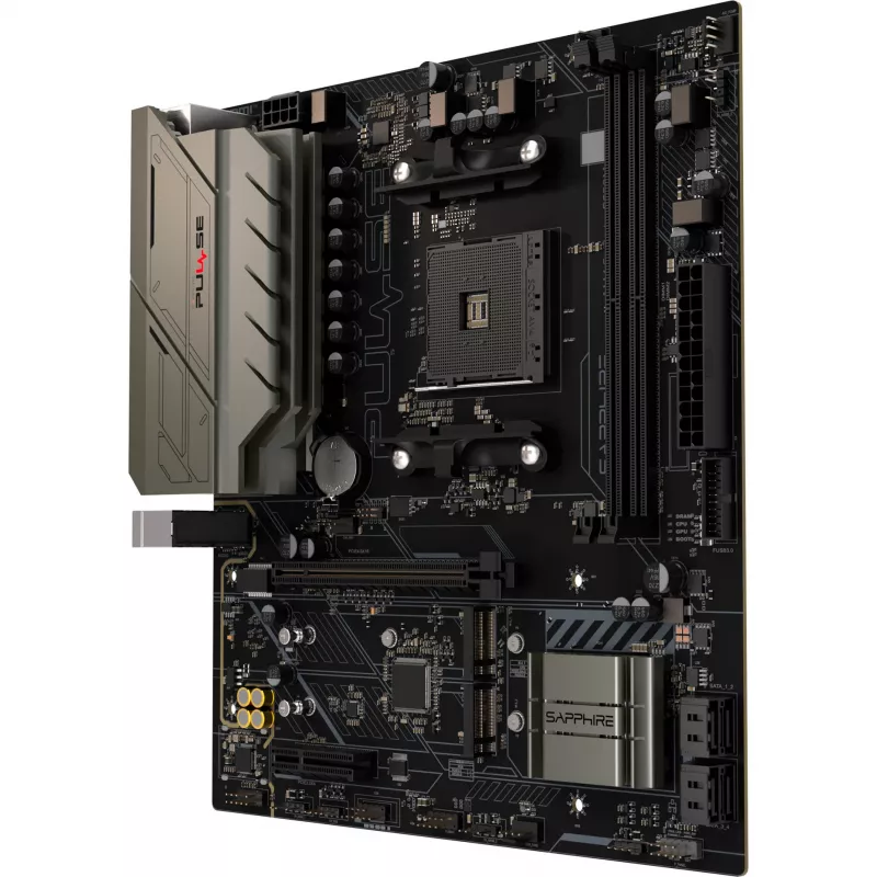 SAPPHIRE PULSE B550M AMD AM4 DDR4 Micro-ATX Motherboard