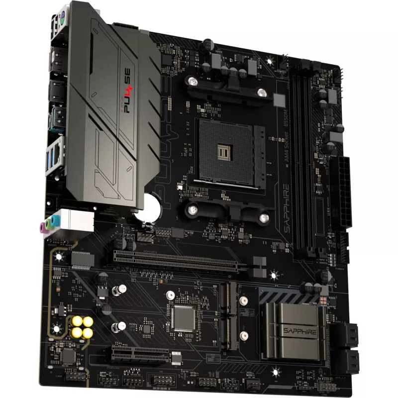 SAPPHIRE PULSE B550M AMD AM4 DDR4 Micro-ATX Motherboard