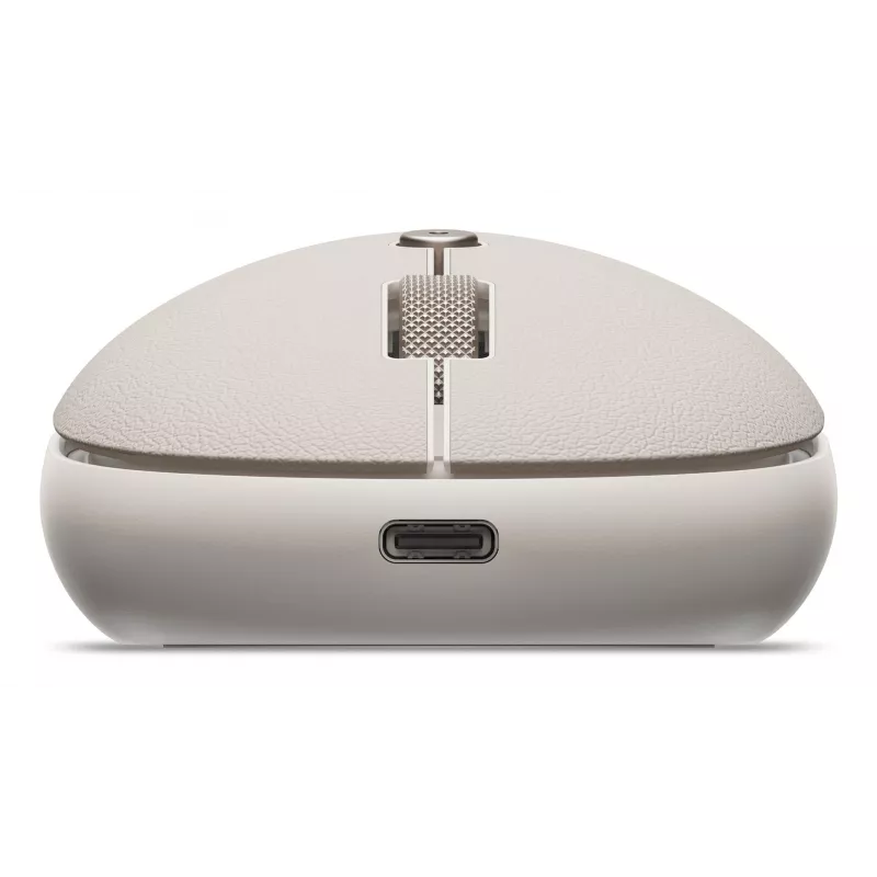 Satechi OntheGo Maus – Kabellos Bluetooth & 2,4GHz USB-A, Wiederaufladbar, Multi-Gerät, Sand